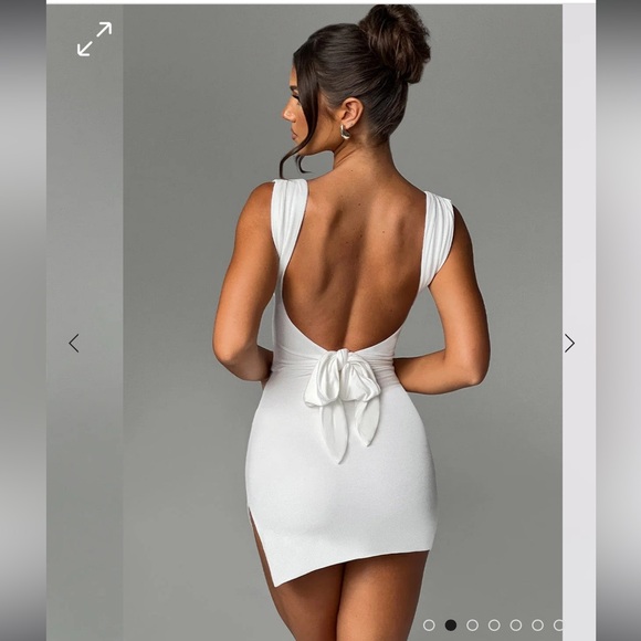 Mini Dress Ivory - Picture 2 of 4